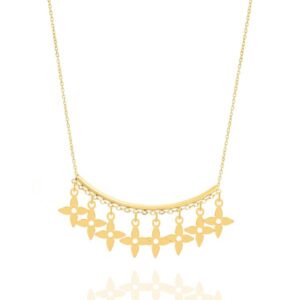 گردنبند گل کدN-107