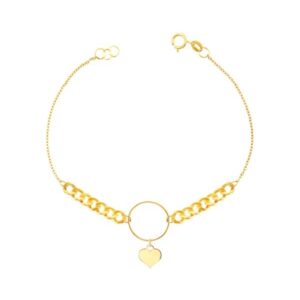 دستبند قلب کد B-107