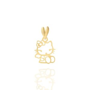 پلاک طلا کیتی کد P-141