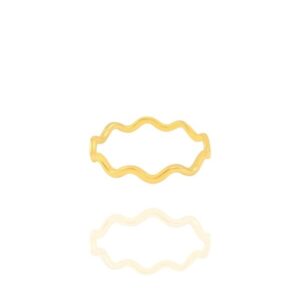 انگشتر طلا موج کد R-103